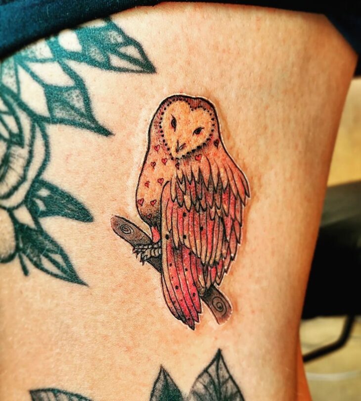 tatuagem de coruja 82
