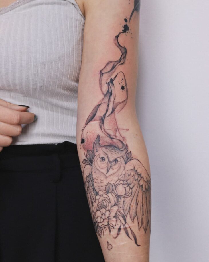 tatuagem de coruja 9