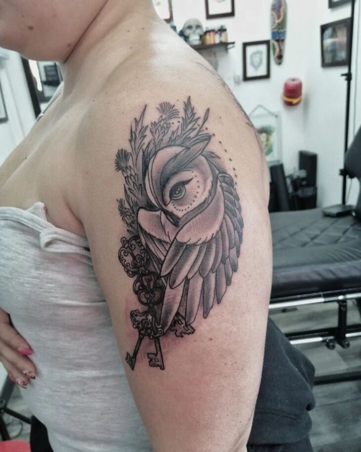 tatuagem de coruja 93