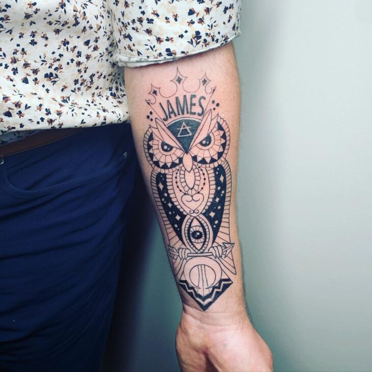 tatuagem de coruja 206