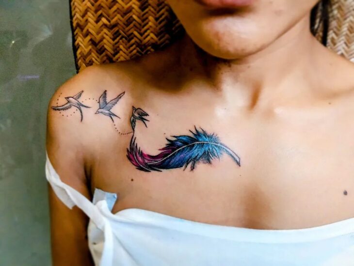 tatuagem feminina no braço 308