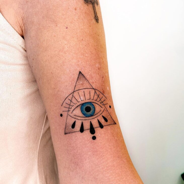 tatuagem de olho grego 78