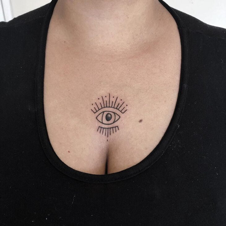 tatuagem de olho grego 37
