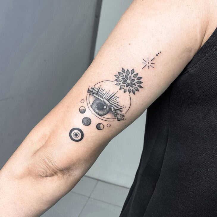 tatuagem de olho grego 120