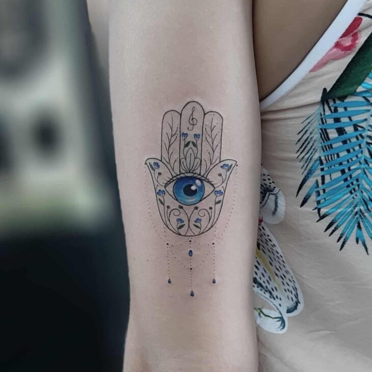 tatuagem de olho grego 123