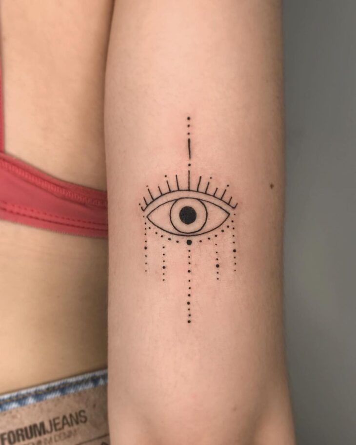 tatuagem de olho grego 126