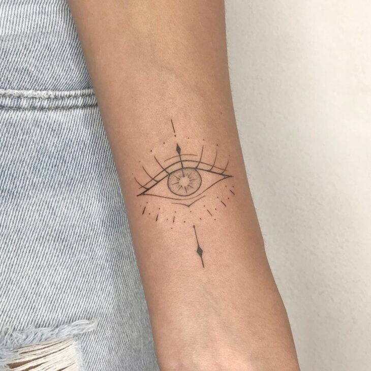 tatuagem de olho grego 6