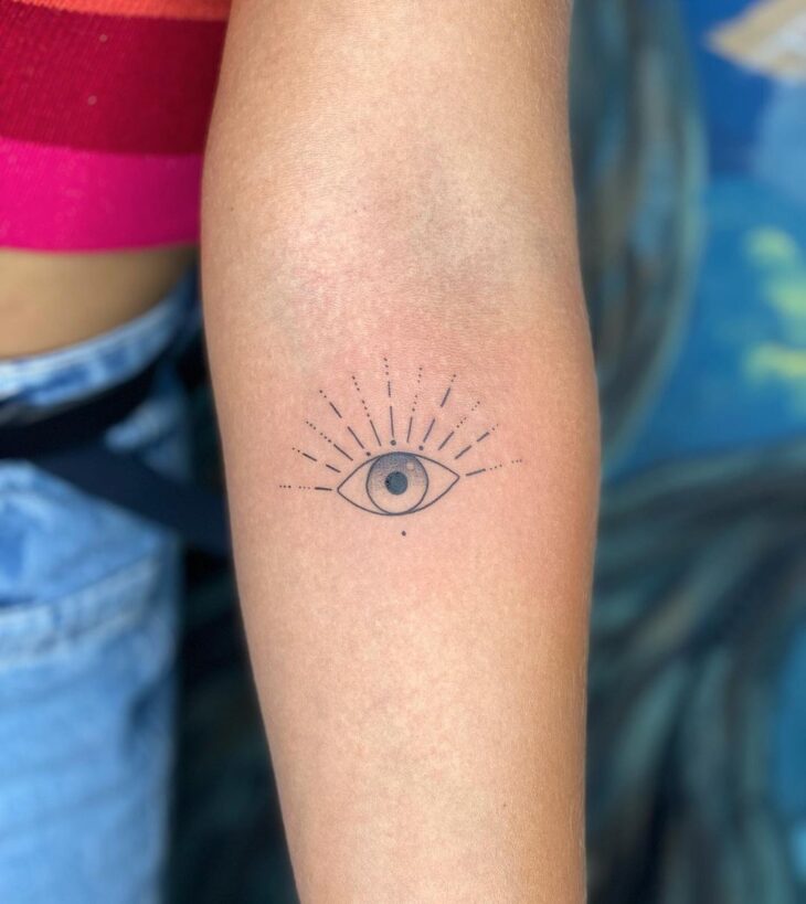tatuagem de olho grego 9