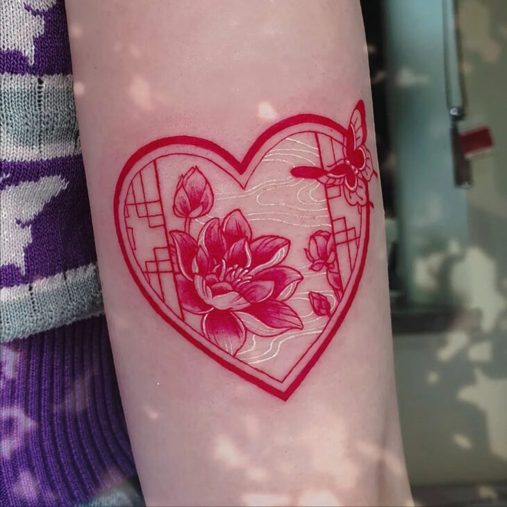 tatuagem de flor de lótus 47