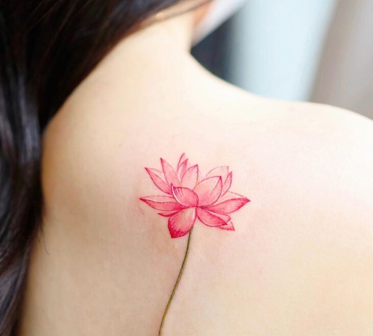 tatuagem de flor de lótus 29