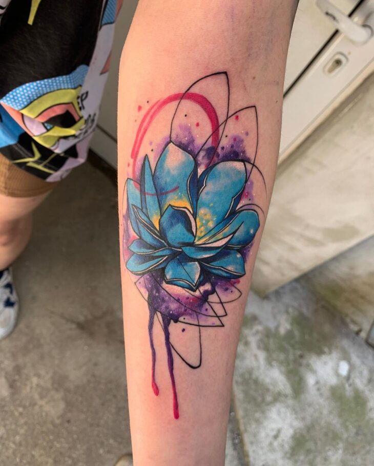 tatuagem de flor de lótus 82