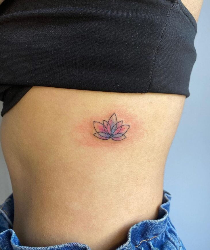 tatuagem de flor de lótus 83