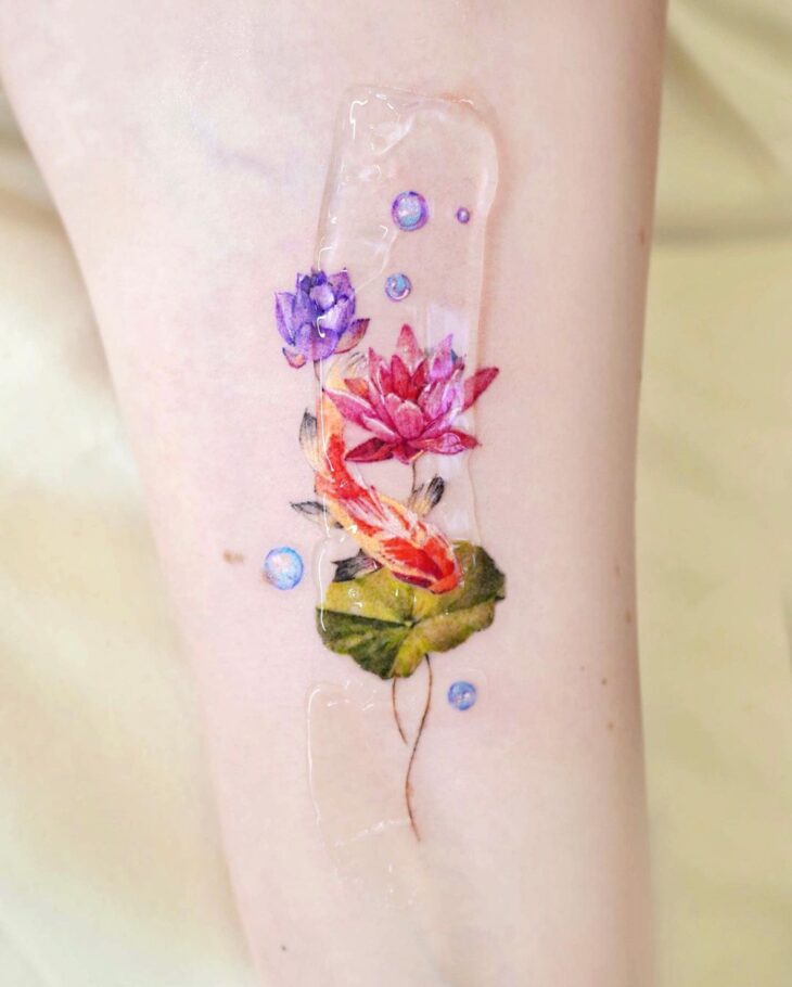 tatuagem de flor de lótus 36