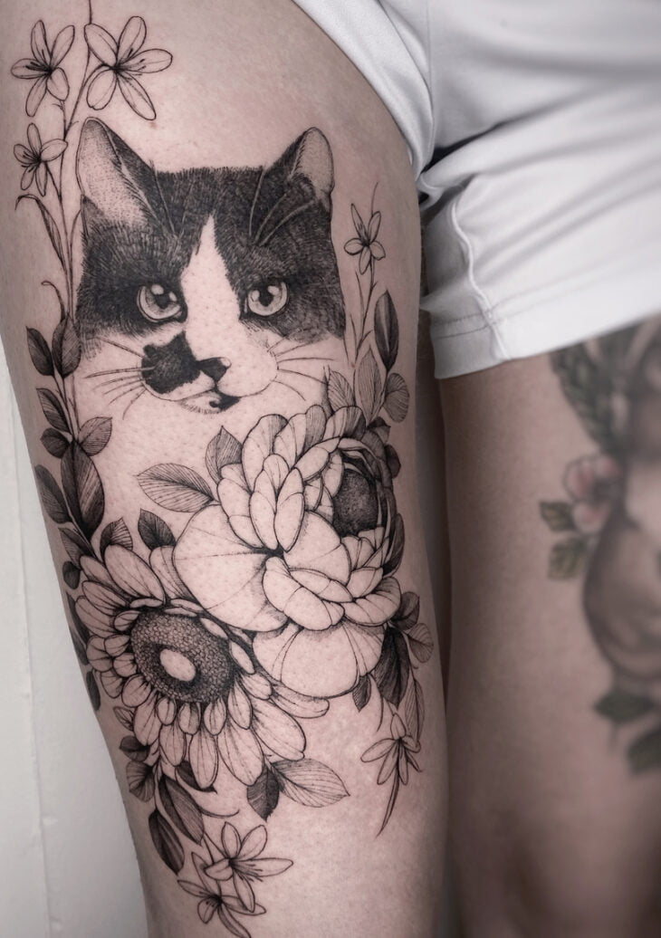 tatuagem de flor de lótus 41