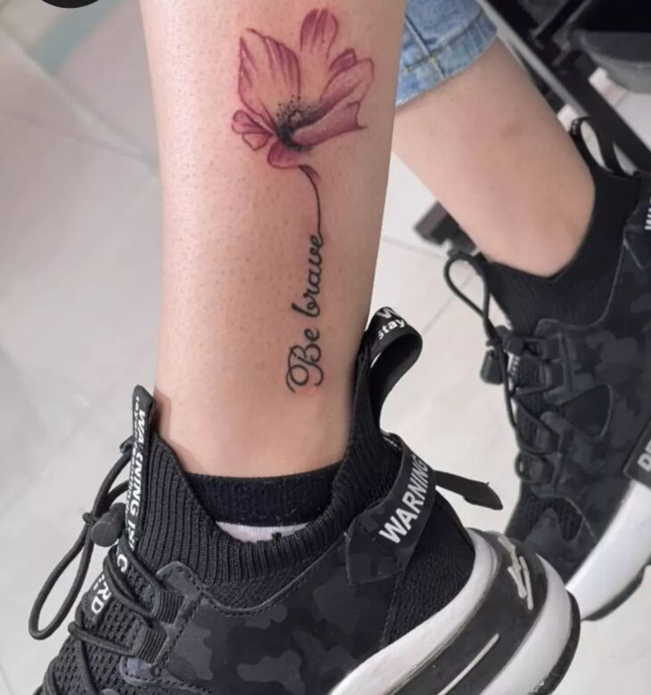 tatuagem de flor de lótus