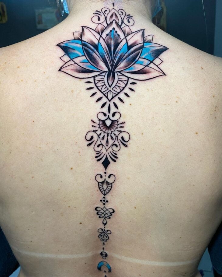 tatuagem de flor de lótus 5