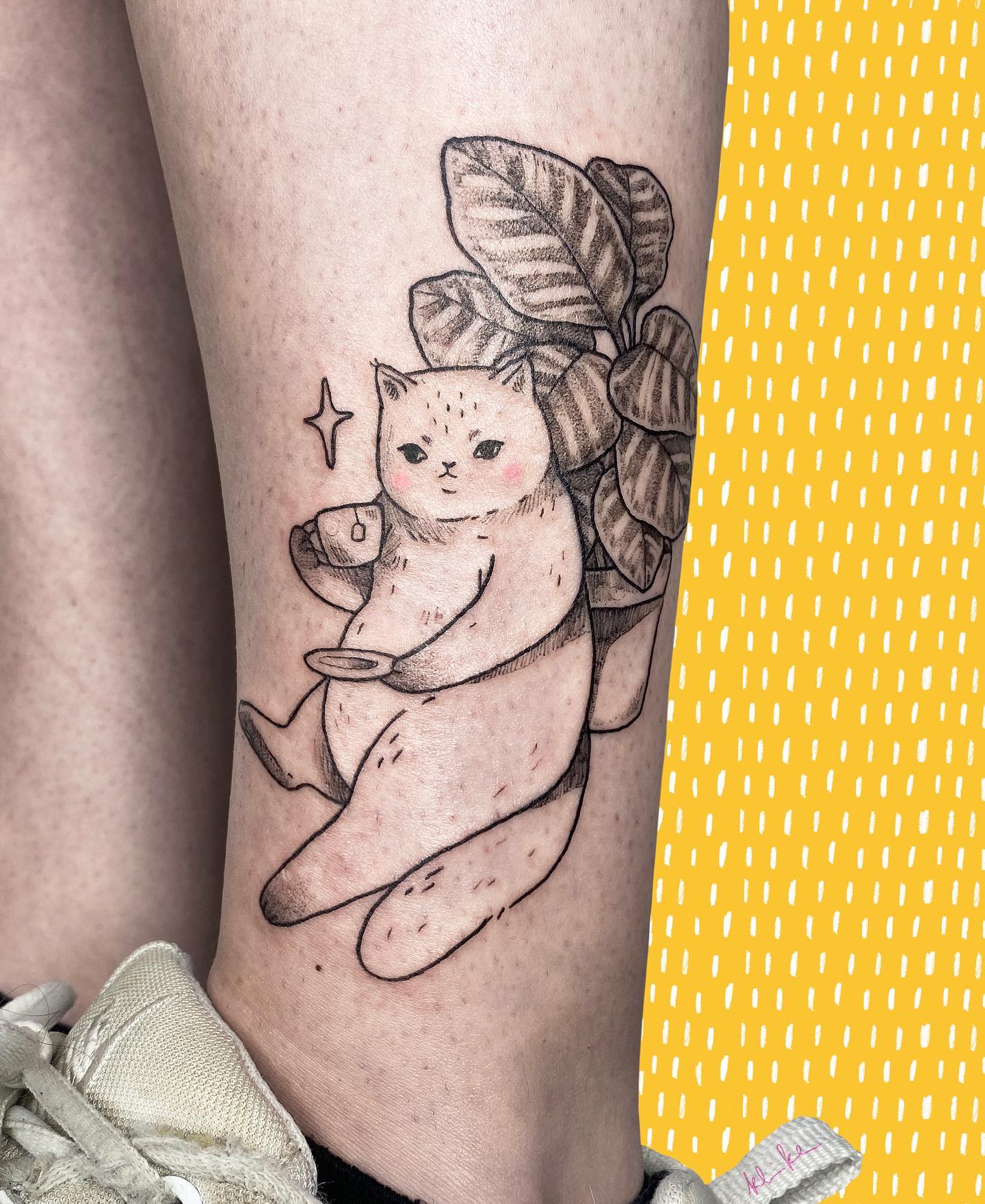 tatuagem de gato 115