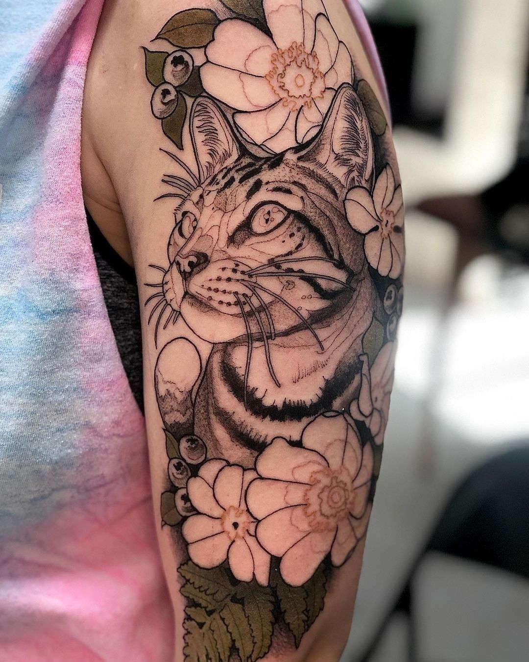 tatuagem de gato 80