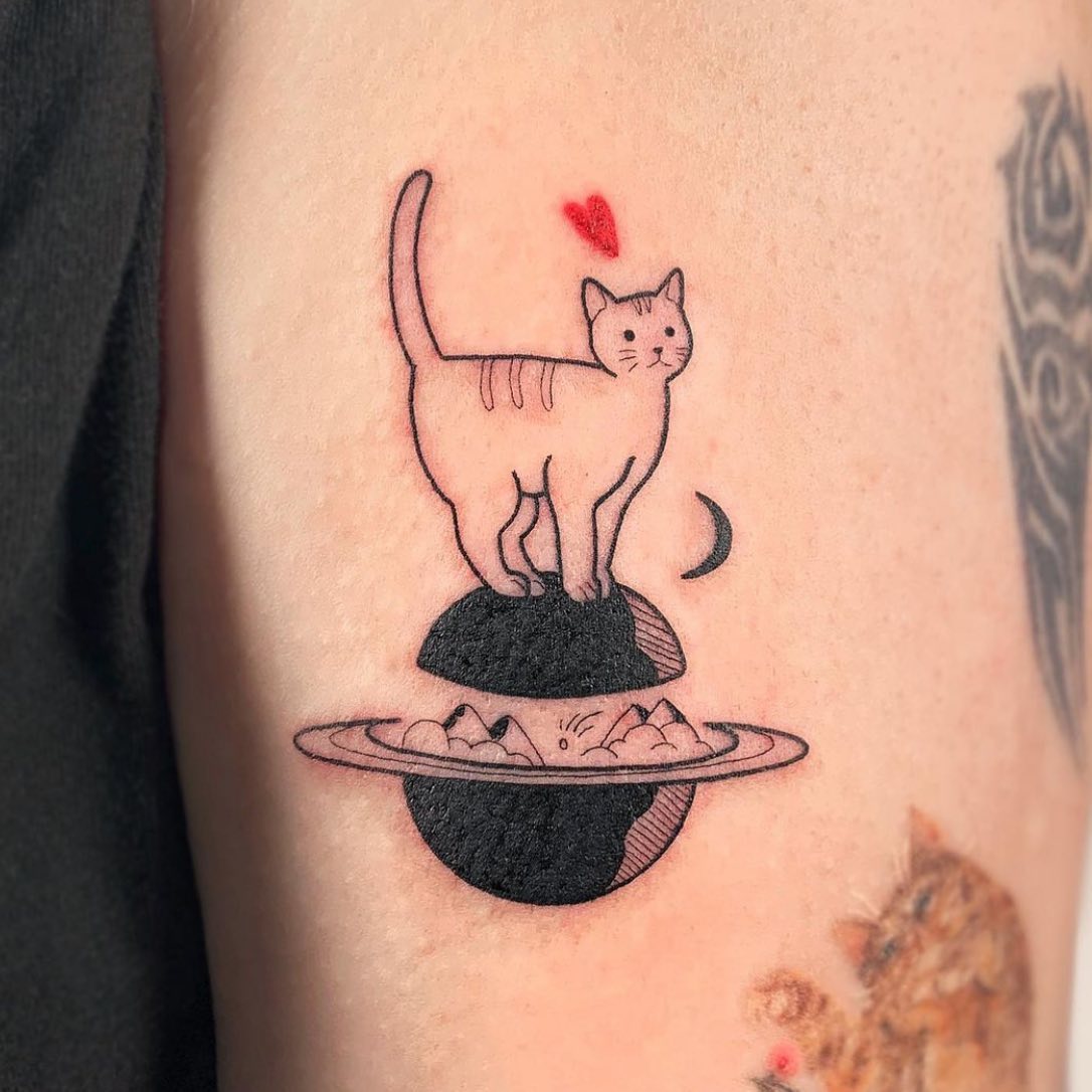 tatuagem de gato 139