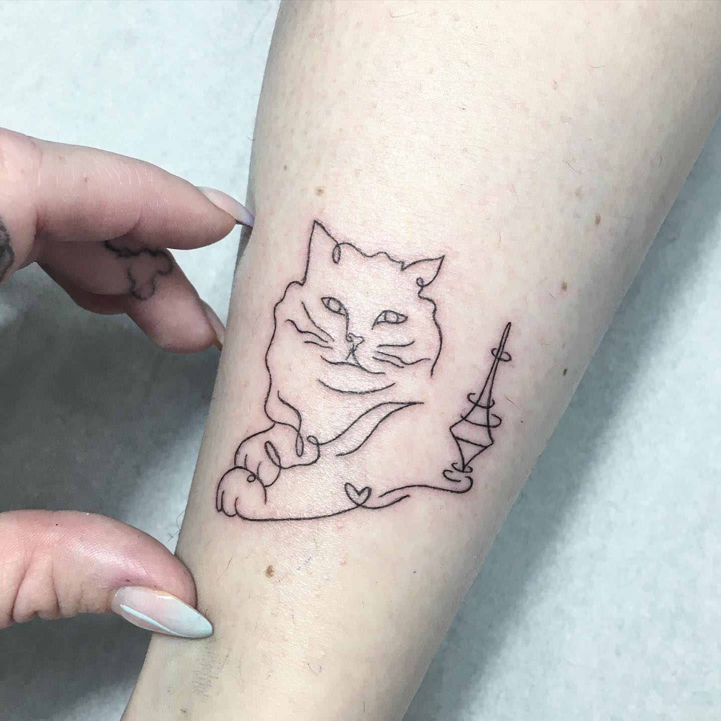 tatuagem de gato