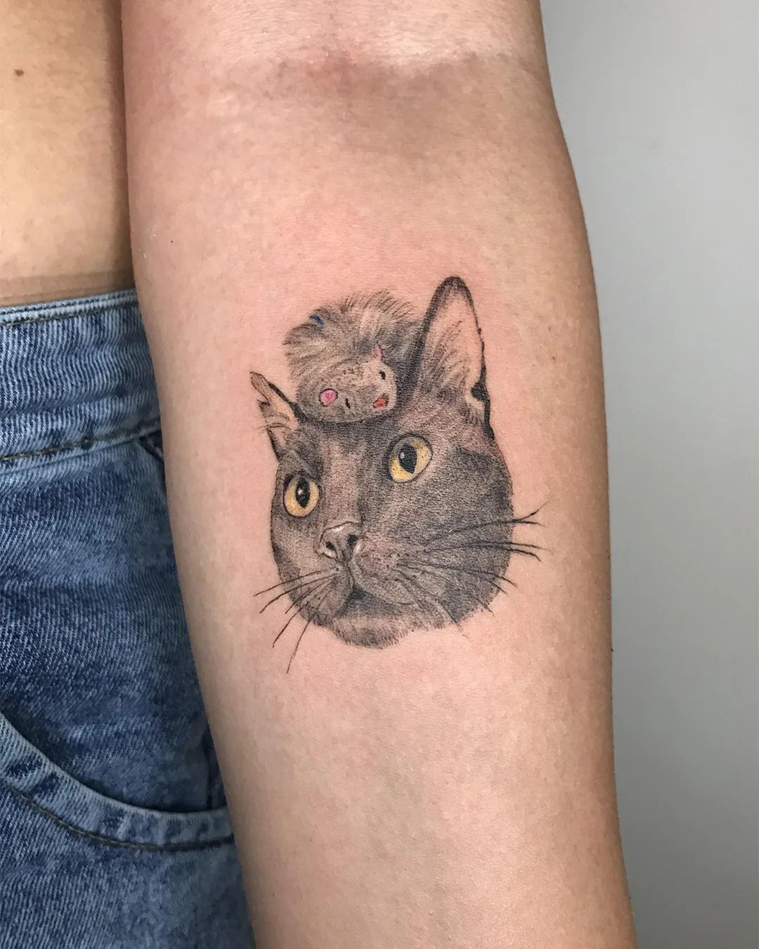 tatuagem de gato