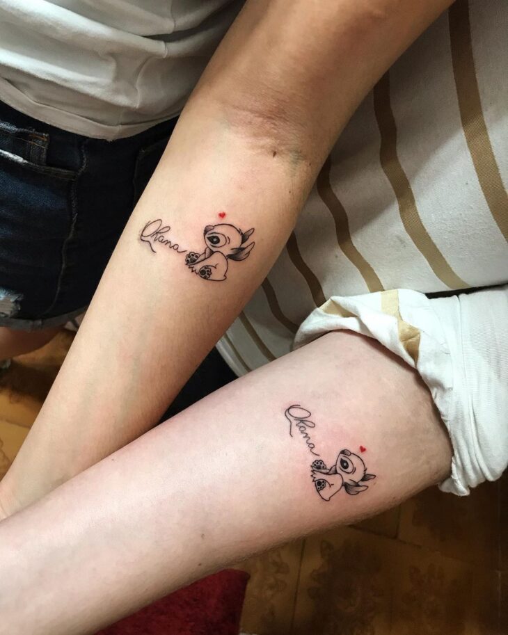 tatuagem de irmãs