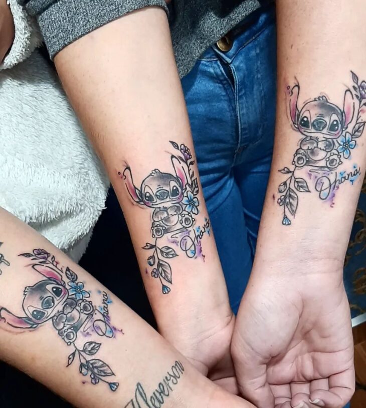 tatuagem de irmãs