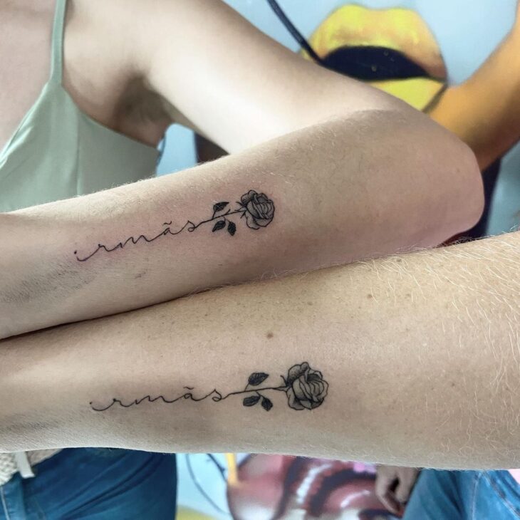 tatuagem de irmãs