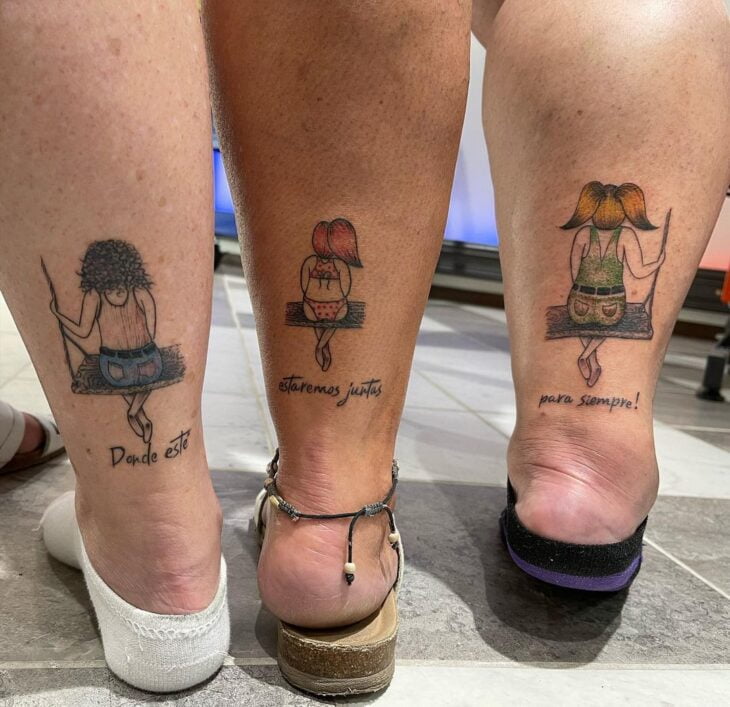 tatuagem de irmãs