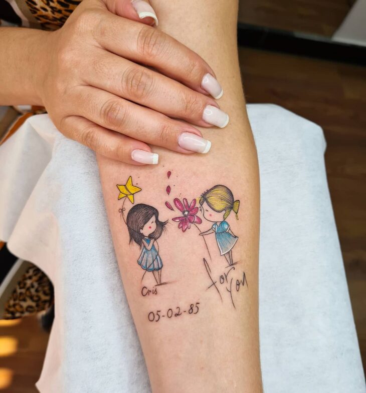 tatuagem de irmãs 81