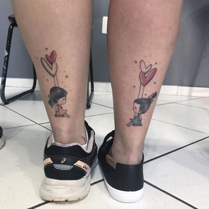 tatuagem de irmãs