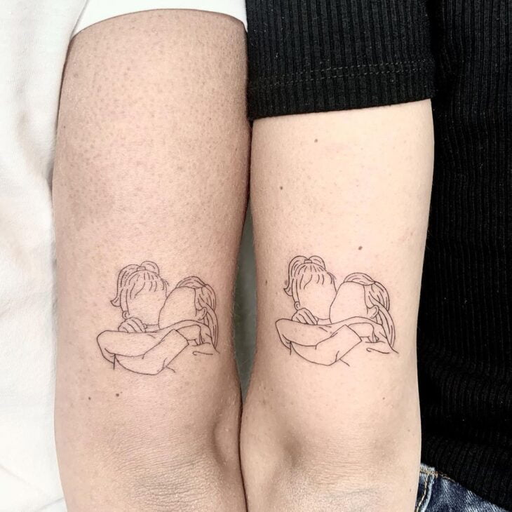 tatuagem de irmãs 40