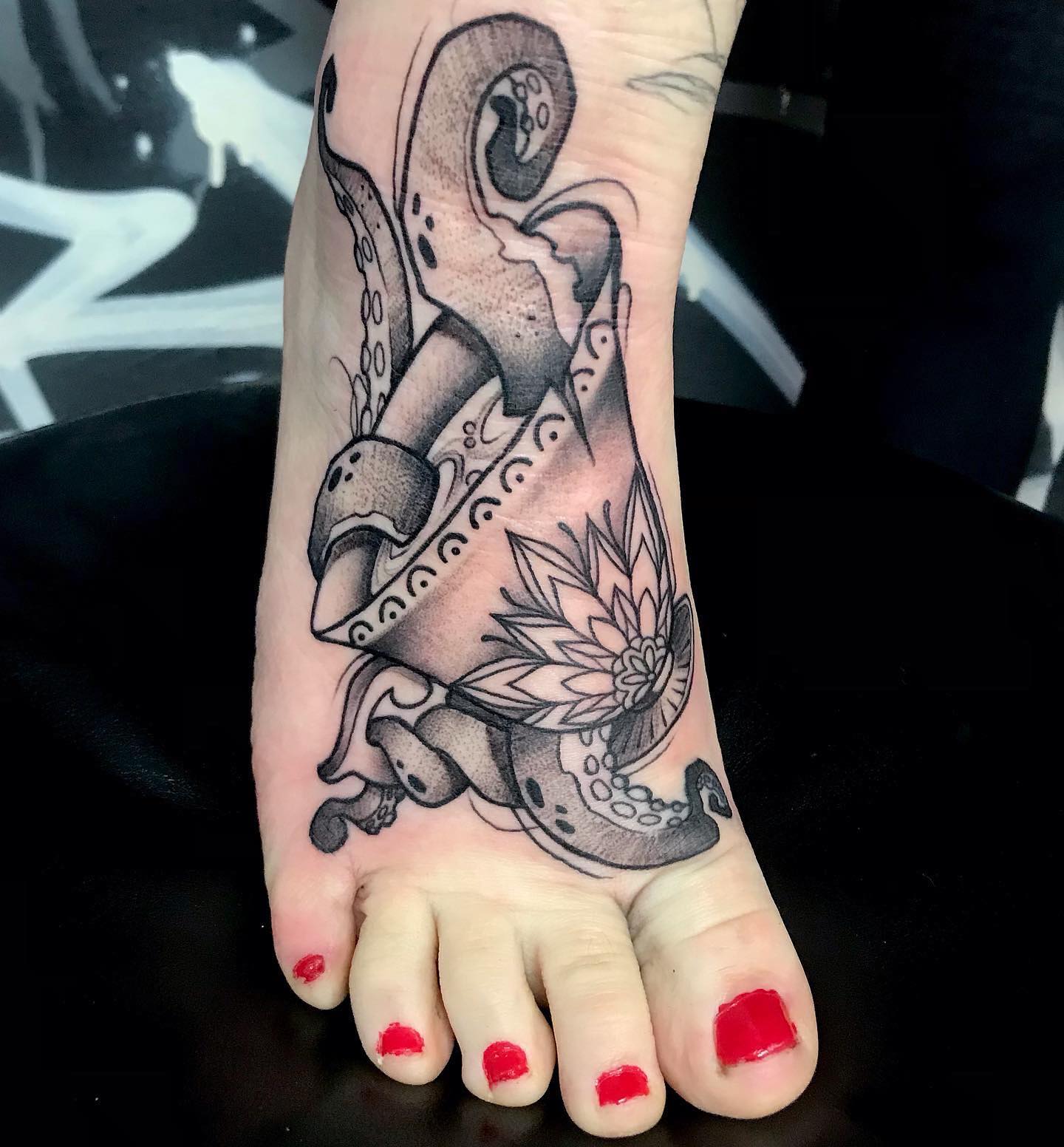 tatuagem no pé 45