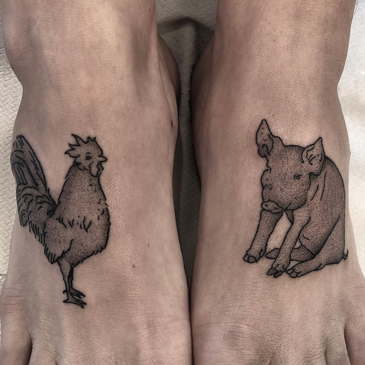 tatuagem no pé 162