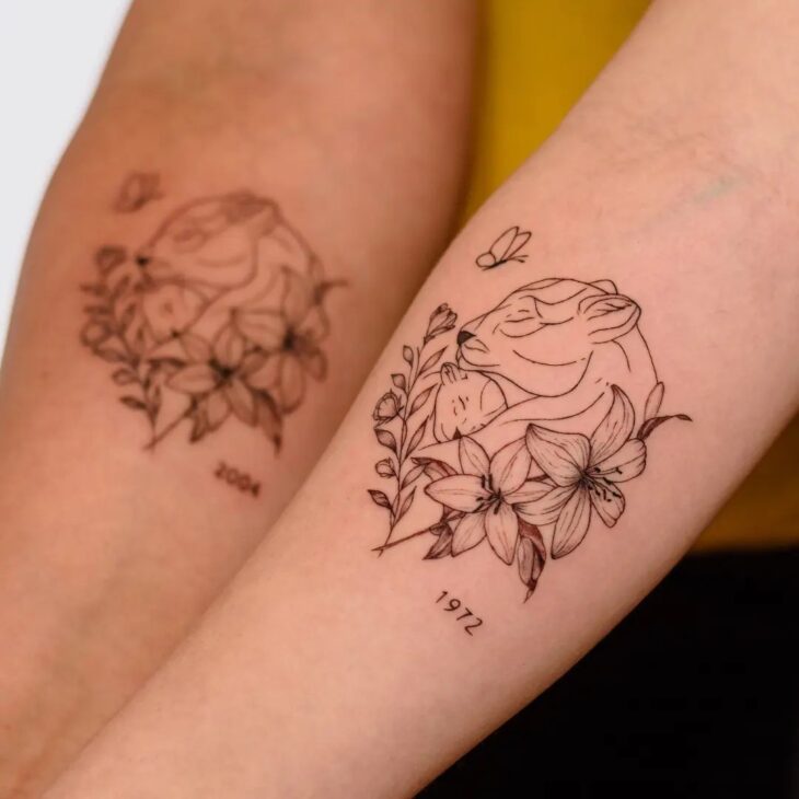 tatuagem mae e filha 68