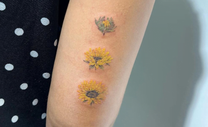 tatuagem feminina no braço 124