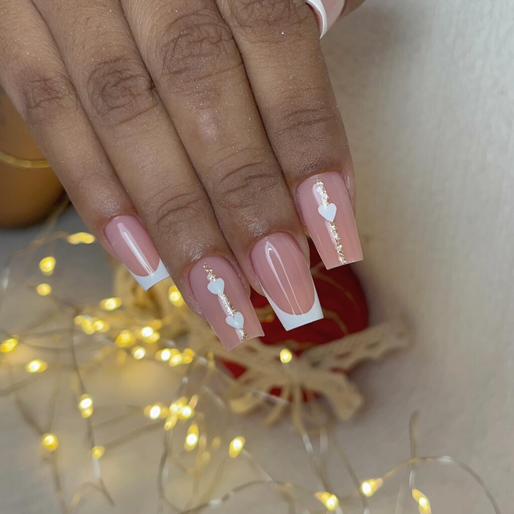 unhas de gel delicadas