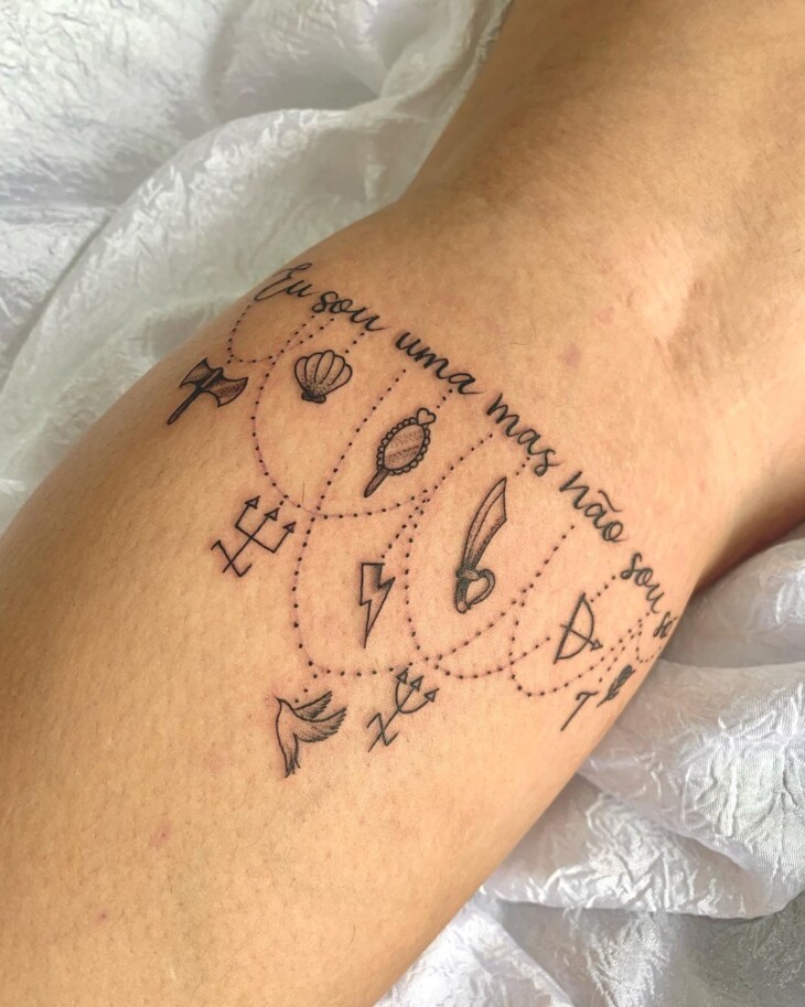 tatuagem de fé