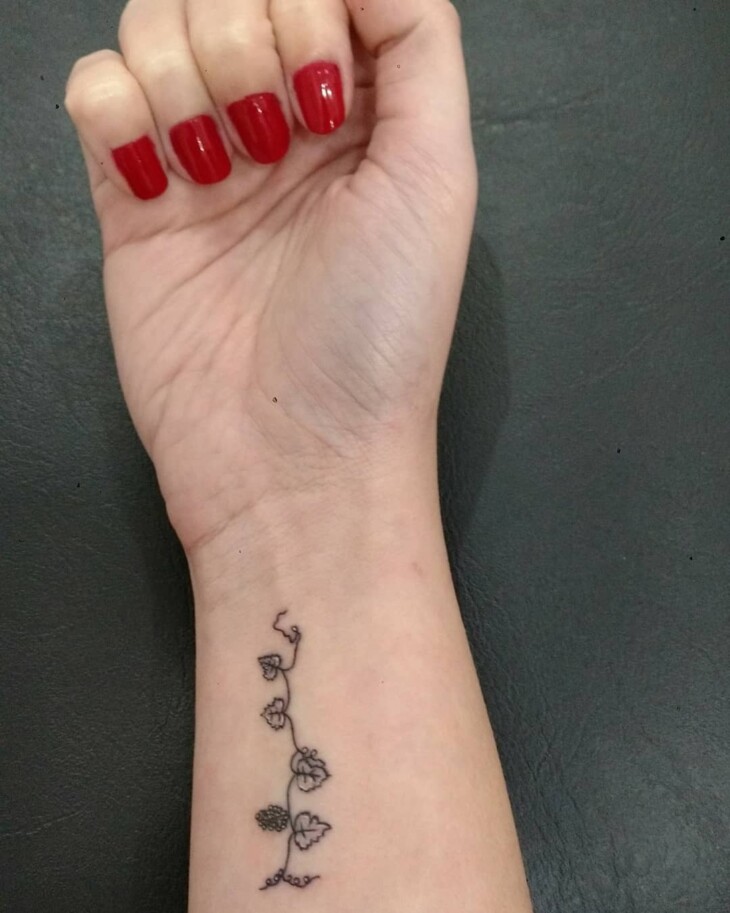 tatuagem fé no pulso