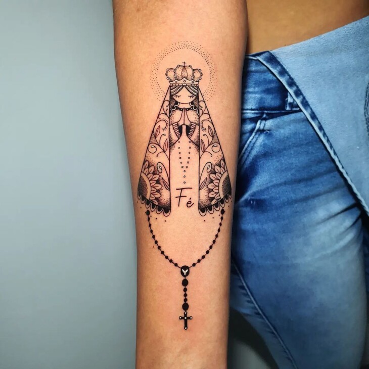 tatuagem fé 85