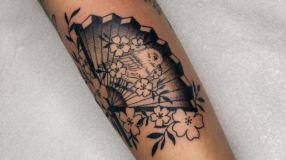 tatuagem feminina no braço 129