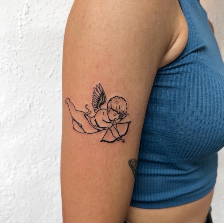 tatuagem de anjo