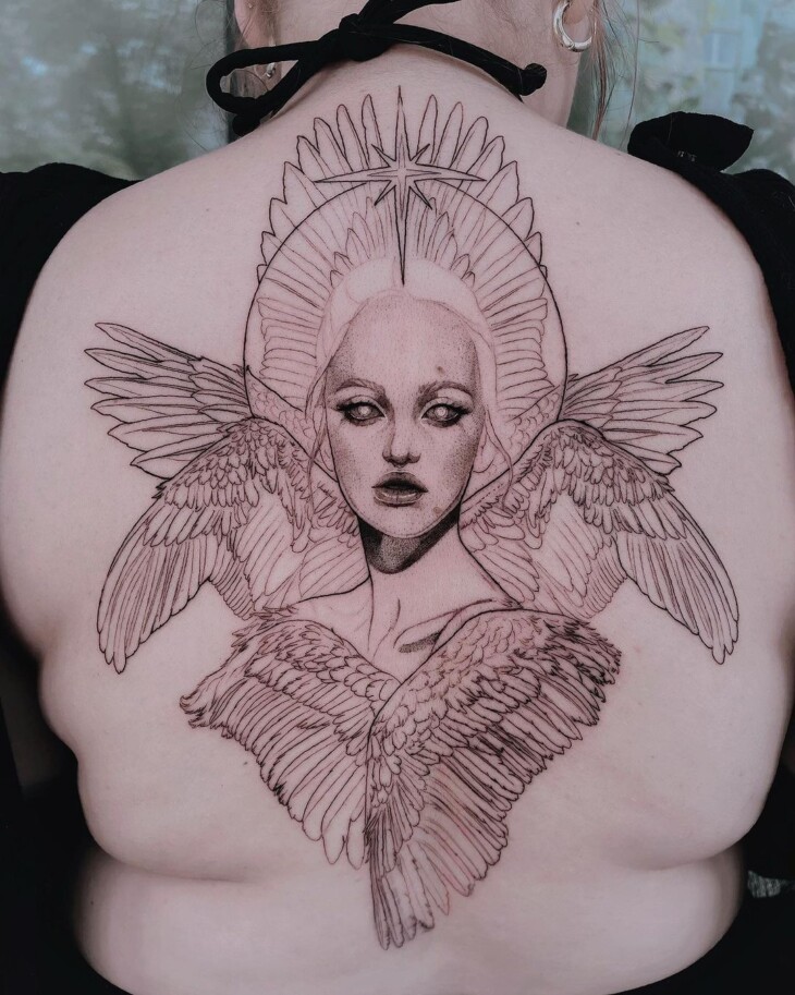 tatuagem de anjo 60