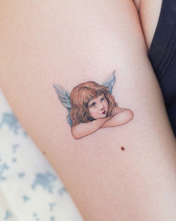 tatuagem de anjo