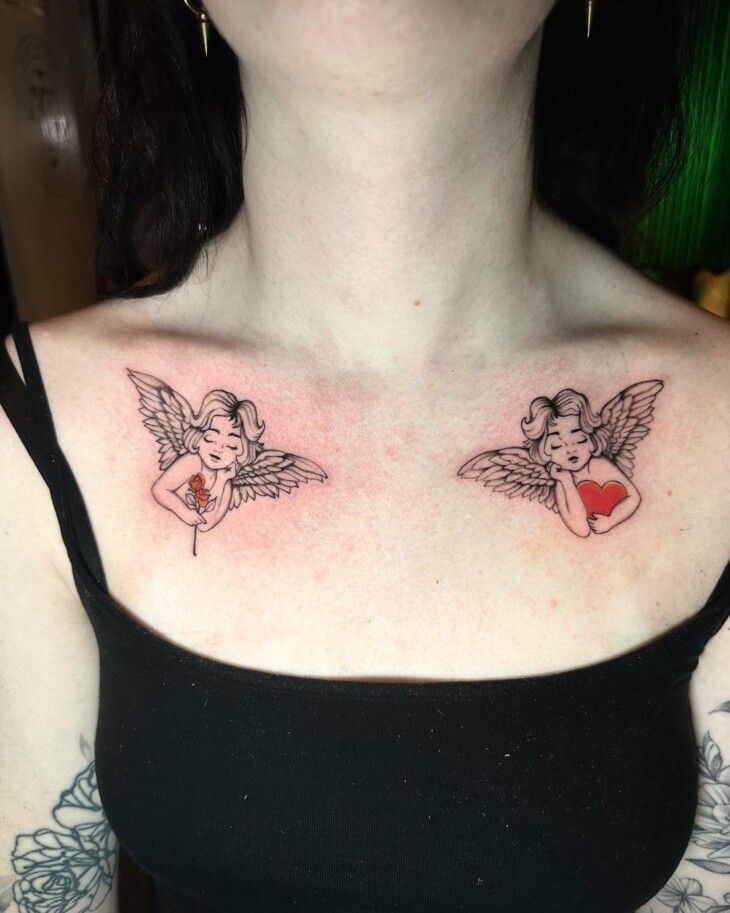 tatuagem de anjo 68