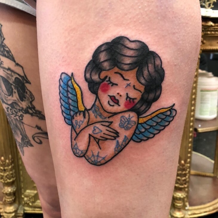 tatuagem de anjo 86