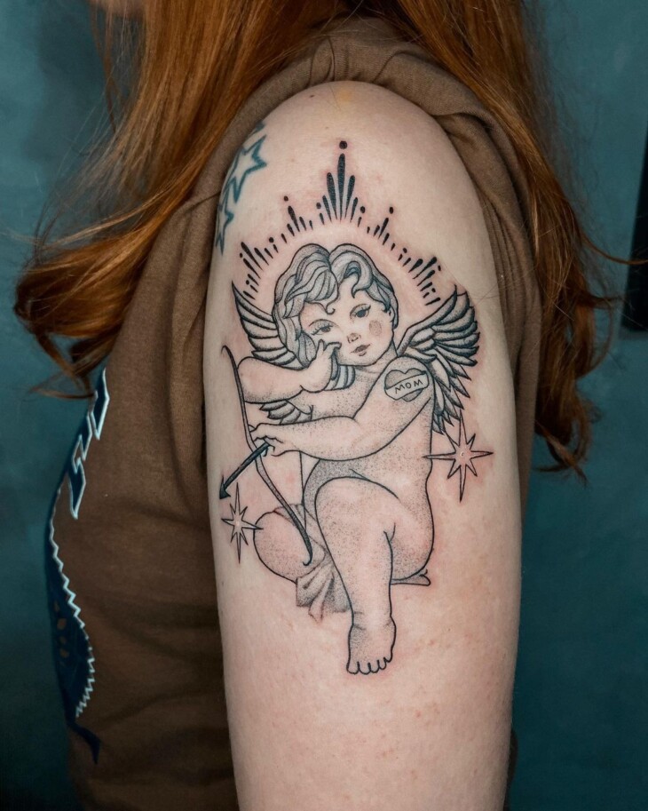 tatuagem de anjo 90