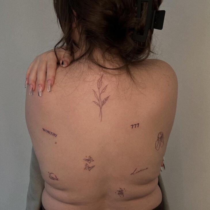 tatuagem nas costas feminina 71