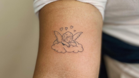 Tatuagem de anjo: proteção, espirualidade e pureza
