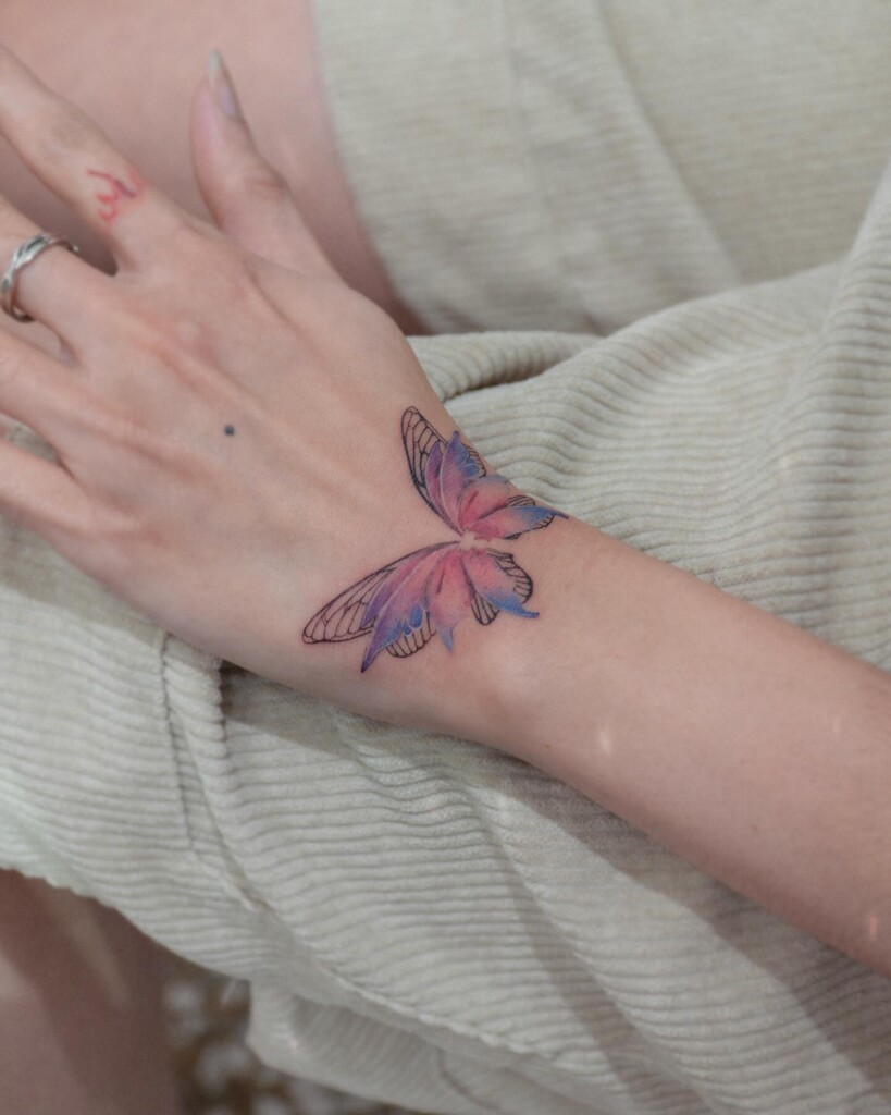 tatuagem de borboleta 140